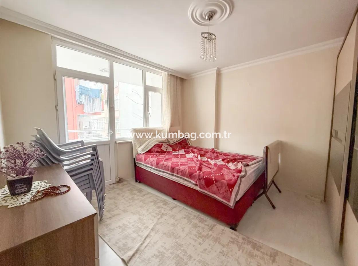 2 1 Apartment For Sale With Double Balconies In Central Location Of Kumbağ