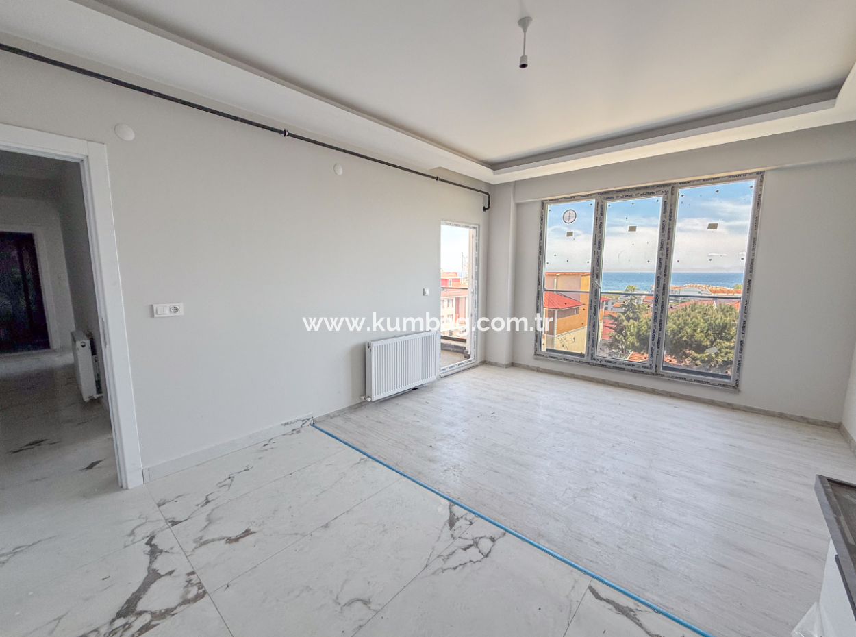 New 2 1 Apartment For Sale With Sea View Garden In Kumbag