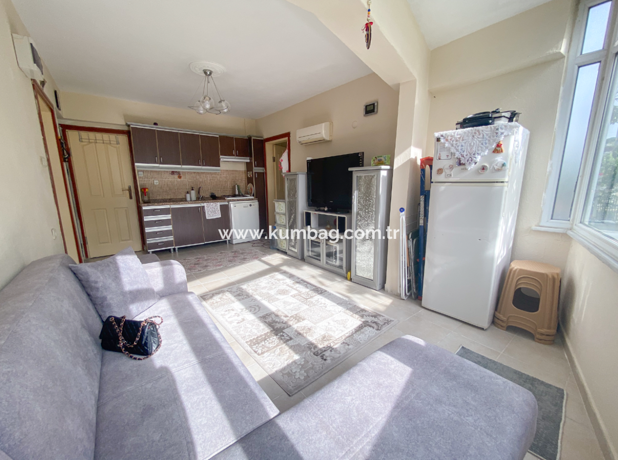 2 1 Garden Floor Apartment For Sale On Kumbağ Street