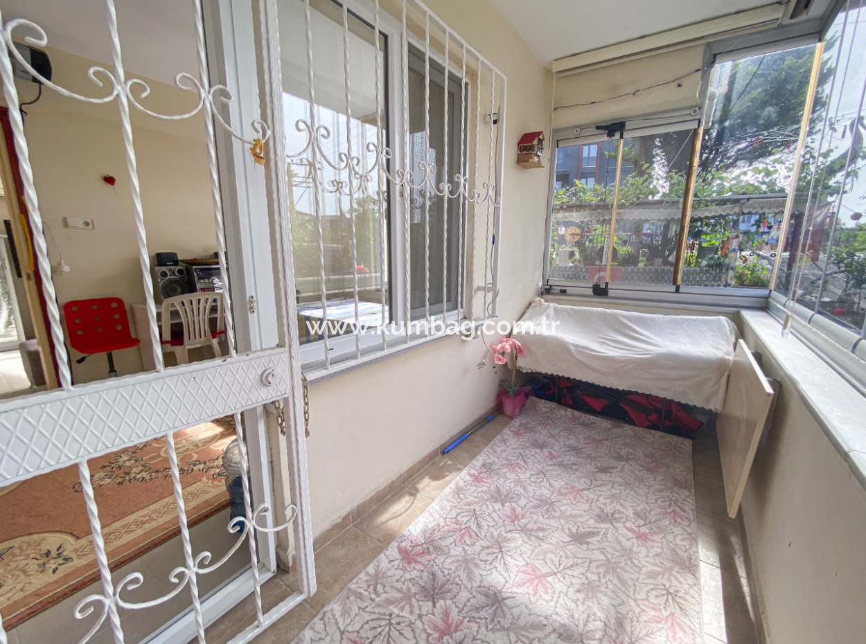 2 1 Garden Floor Apartment For Sale On Kumbağ Street