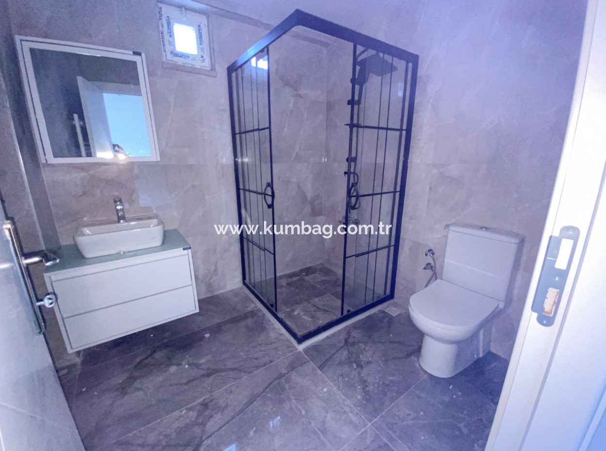 New 2 1 Apartment For Rent With Sea View And Large Balcony In Kumbag