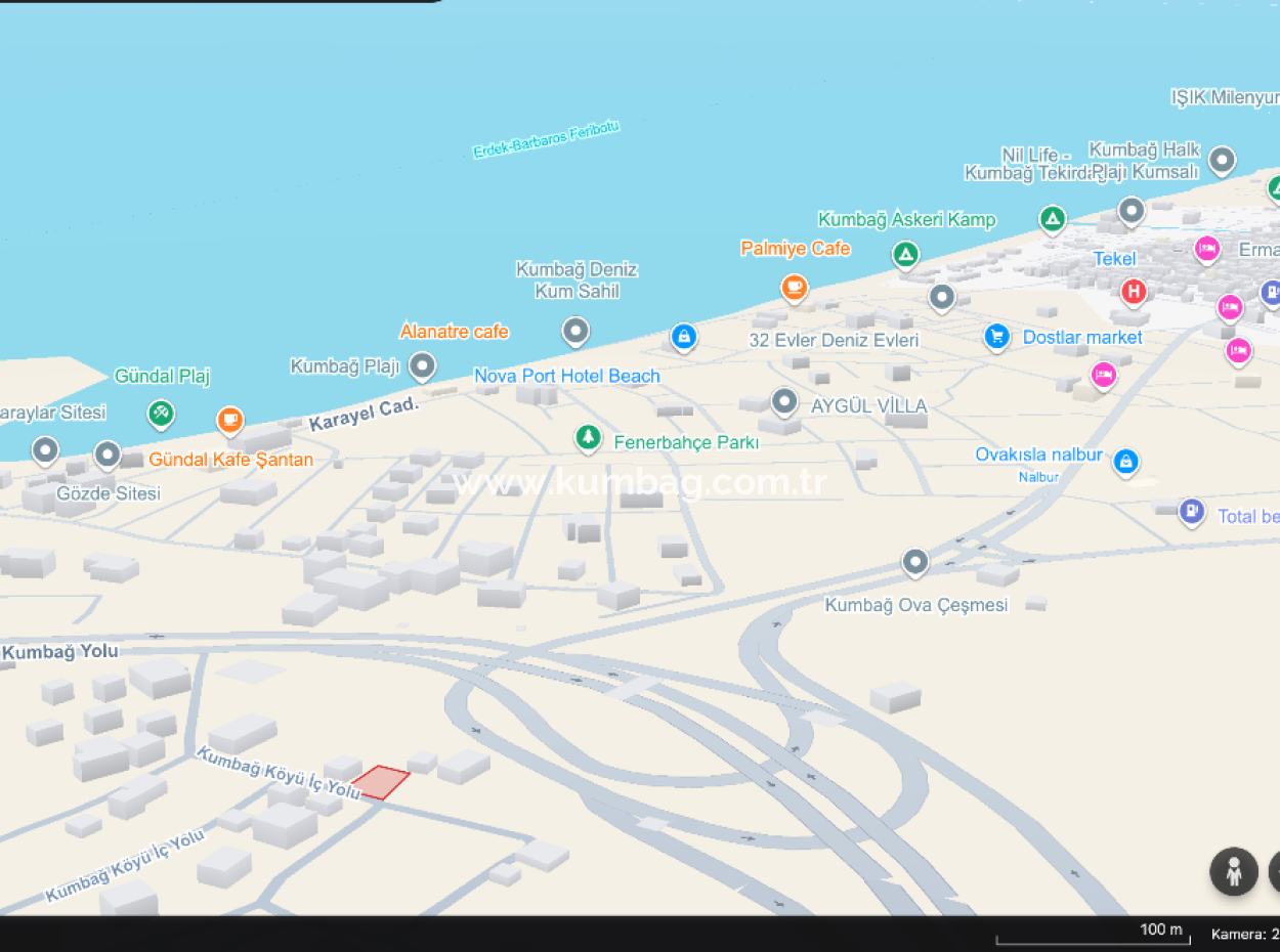 363 M2 Zoned Land For Sale Ready For Construction In Tekirdag Barbaros