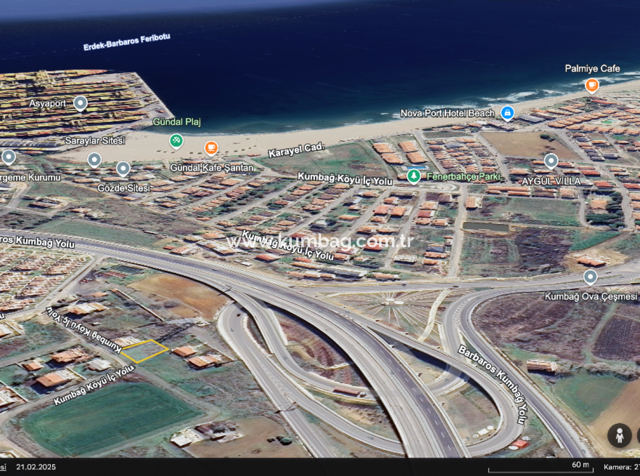 363 M2 Zoned Land For Sale Ready For Construction In Tekirdag Barbaros