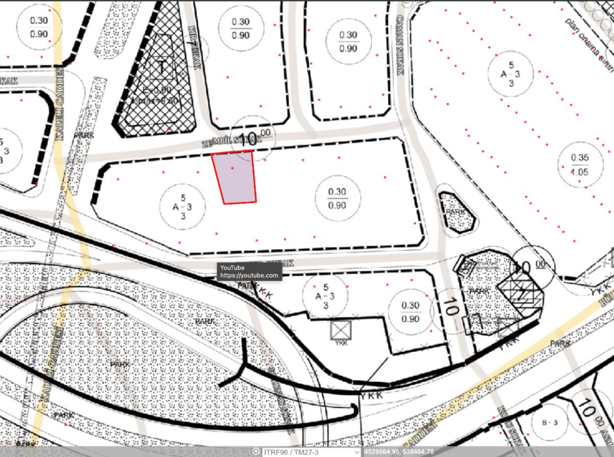363 M2 Zoned Land For Sale Ready For Construction In Tekirdag Barbaros