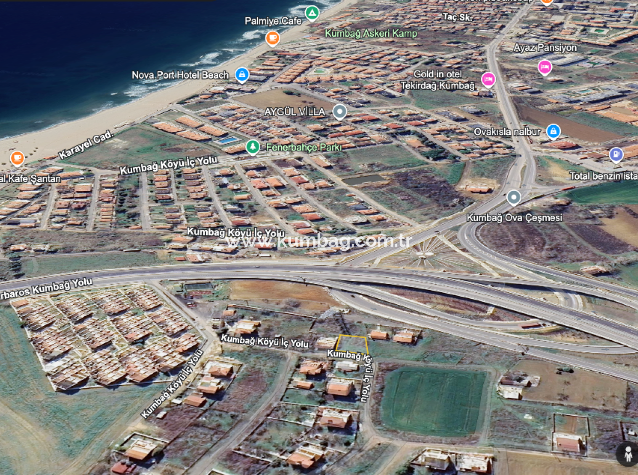 363 M2 Zoned Land For Sale Ready For Construction In Tekirdag Barbaros