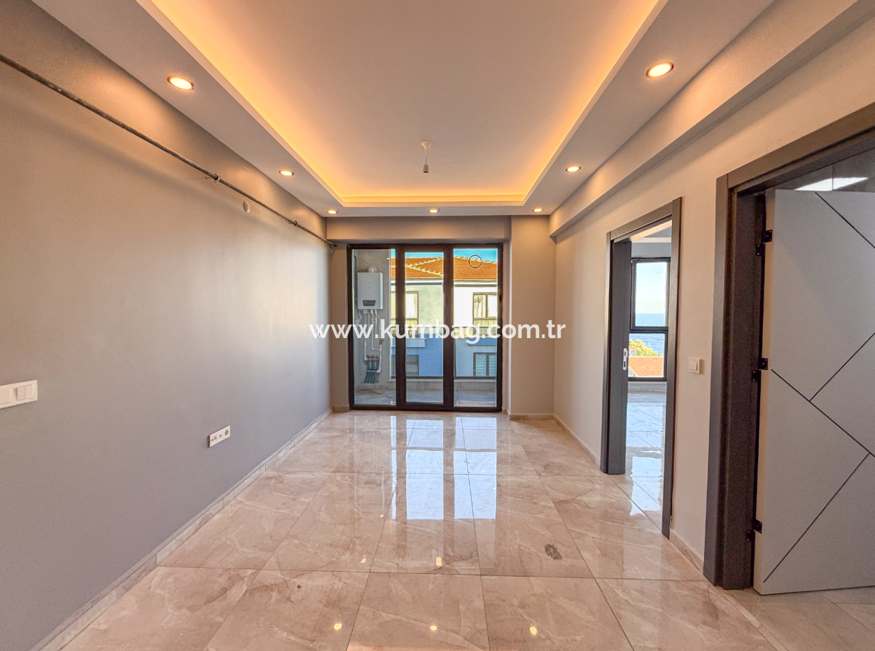 Spacious Luxury 1 1 Apartment For Sale In Barbaros With Sea View