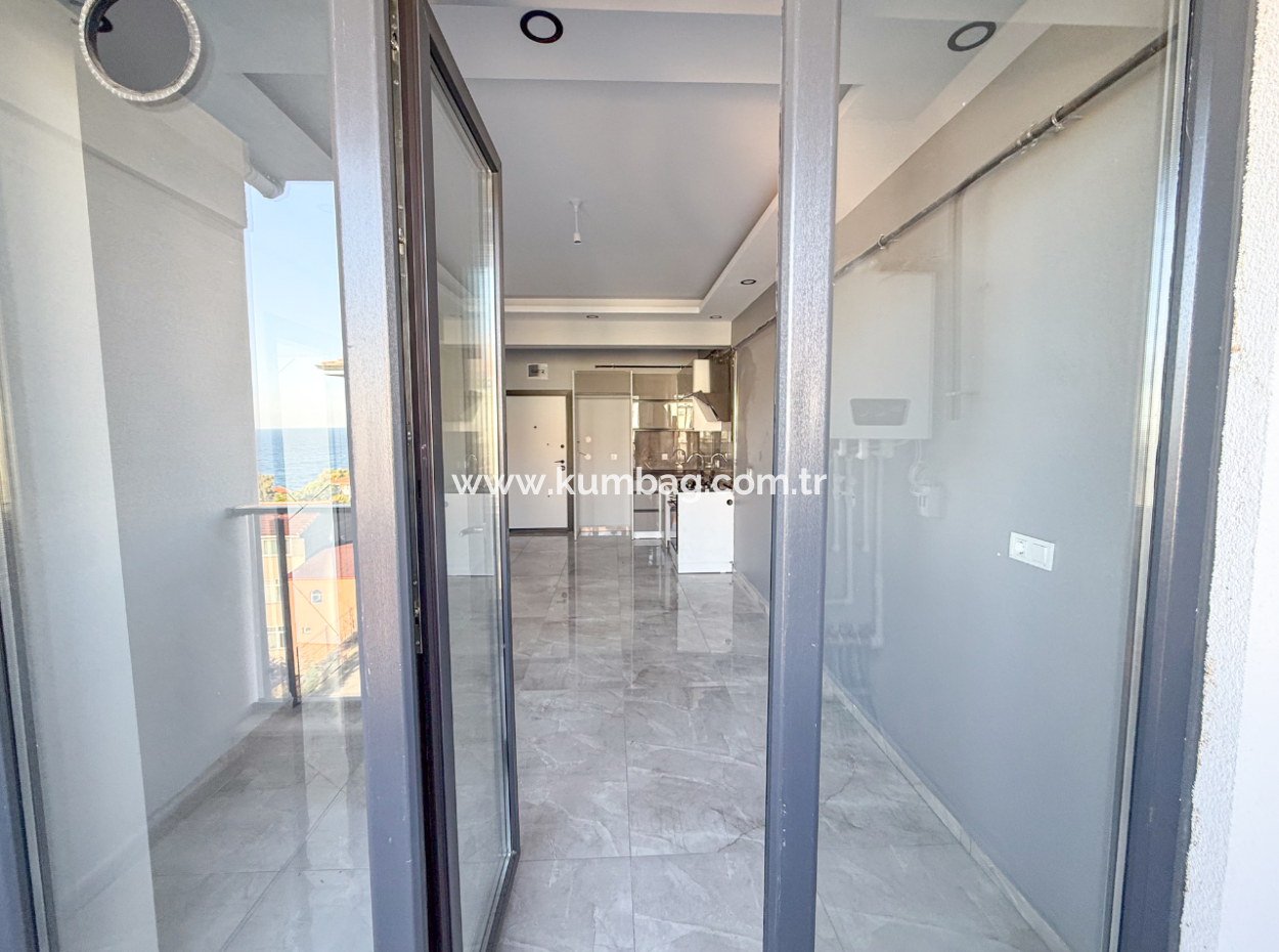 Spacious Luxury 1 1 Apartment For Sale In Barbaros With Sea View