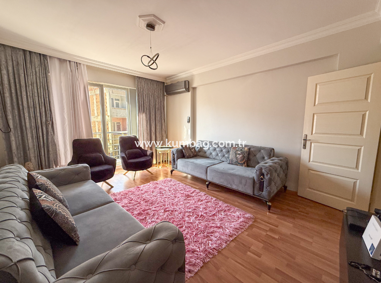 2 1 Apartment For Sale With Double Balconies In Central Location In Ciftlikonu