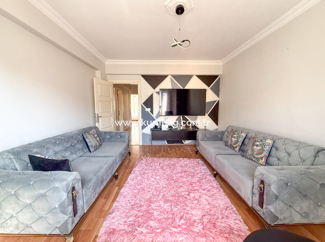 2 1 Apartment For Sale With Double Balconies In Central Location In Ciftlikonu