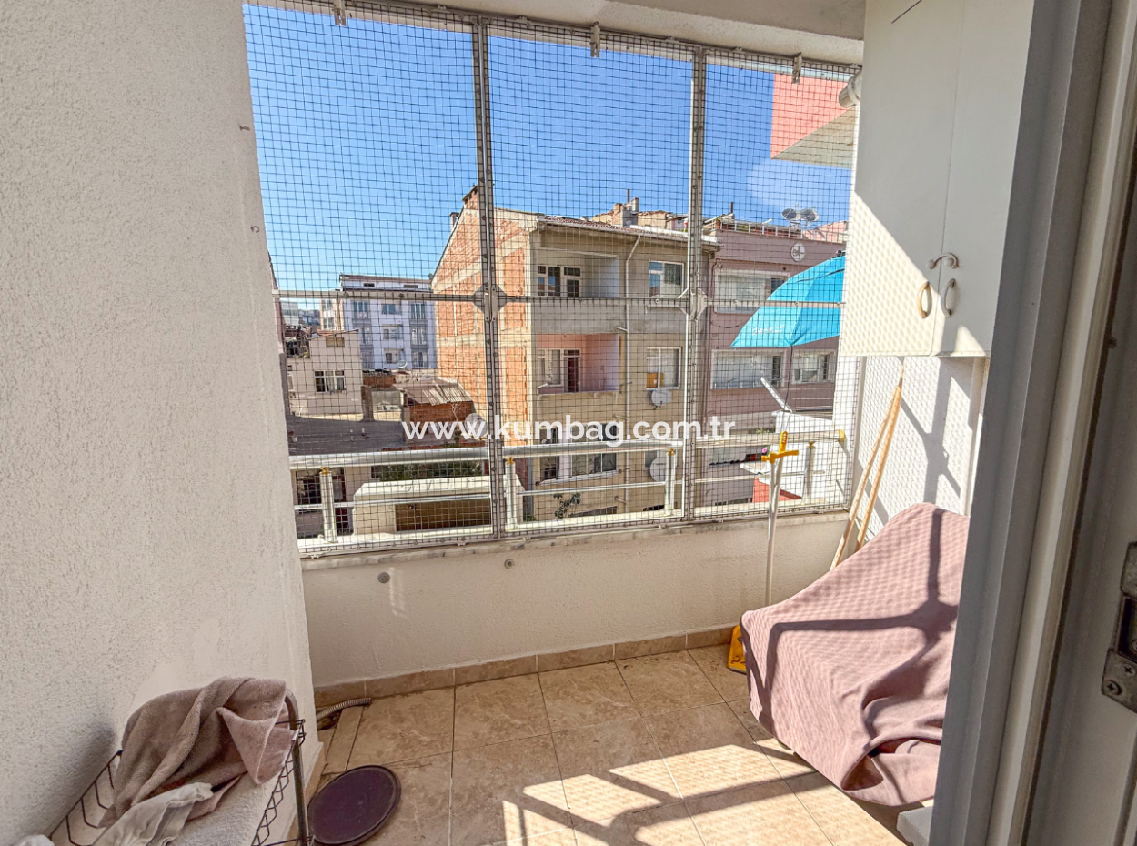 2 1 Apartment For Sale With Double Balconies In Central Location In Ciftlikonu