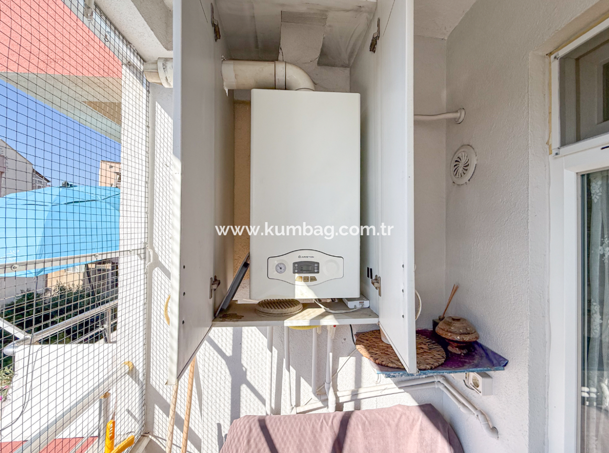 2 1 Apartment For Sale With Double Balconies In Central Location In Ciftlikonu