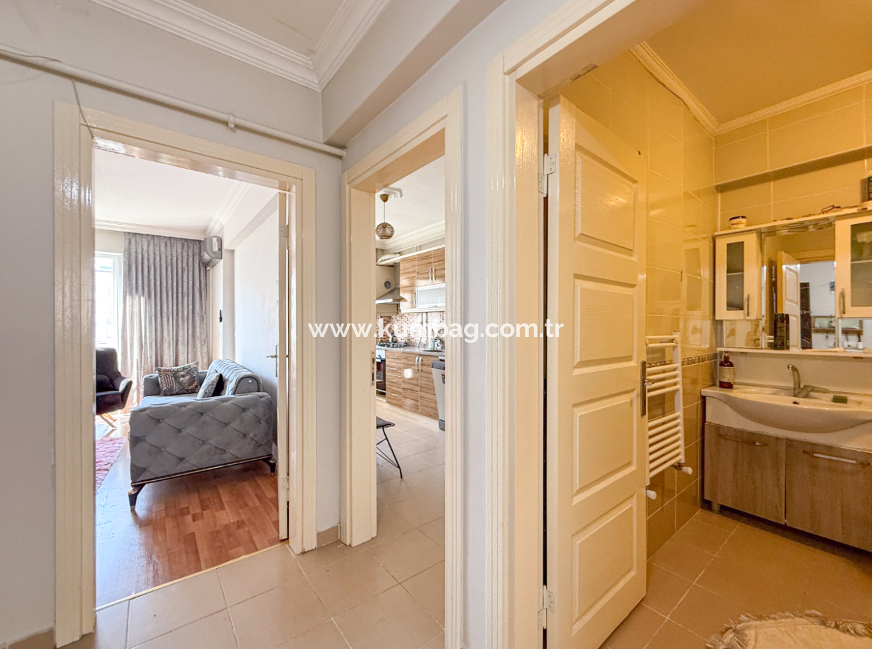 2 1 Apartment For Sale With Double Balconies In Central Location In Ciftlikonu