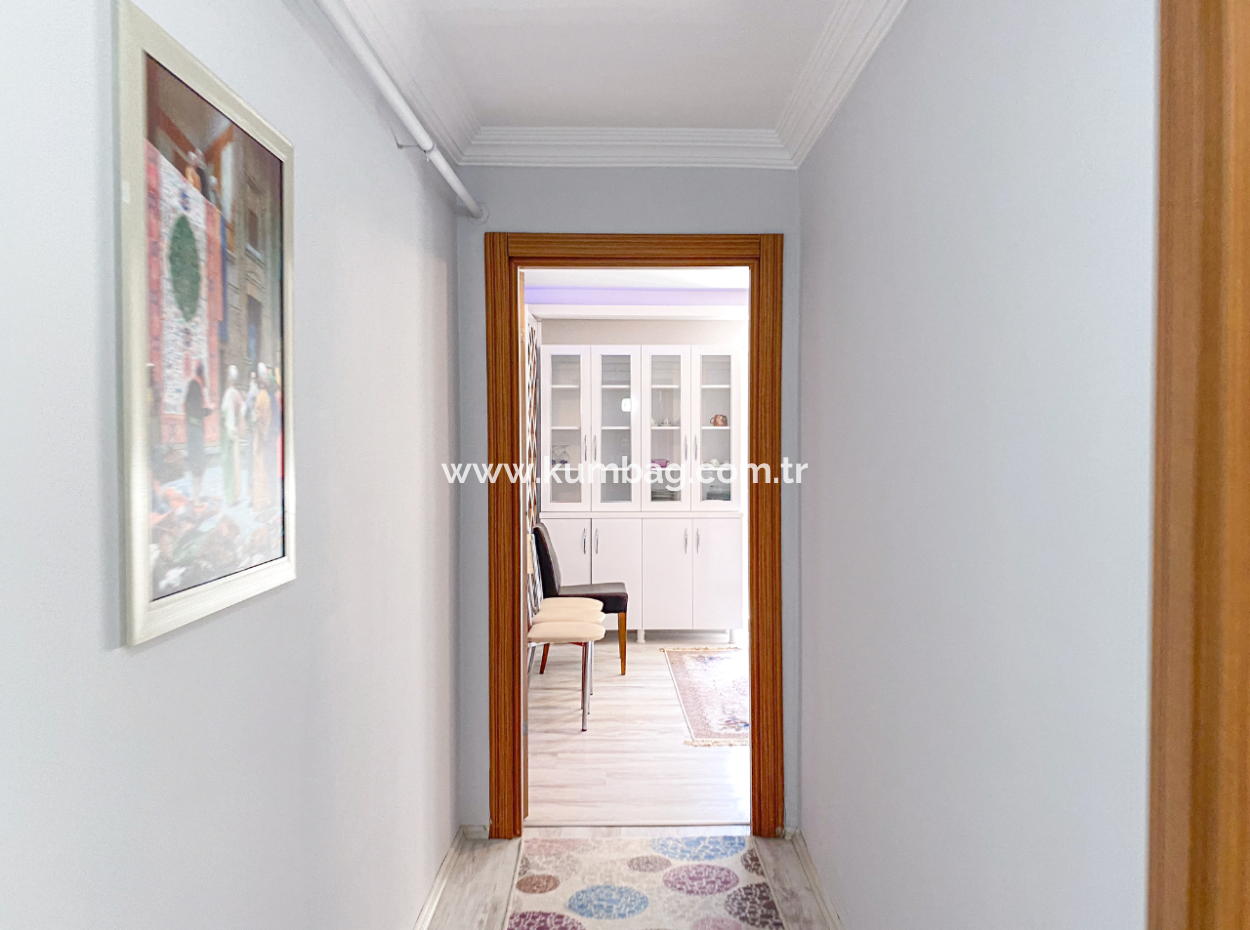 Furnished 2 1 Apartment For Sale With Sea View Pool In Kumbag