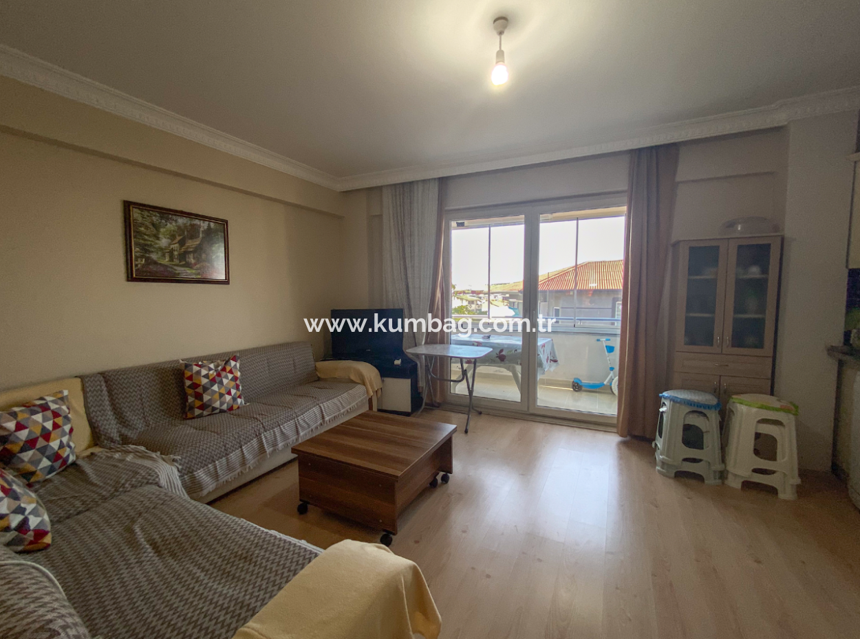 2 1 Apartment For Sale With Large Balcony Close To The Street In Kumbagh