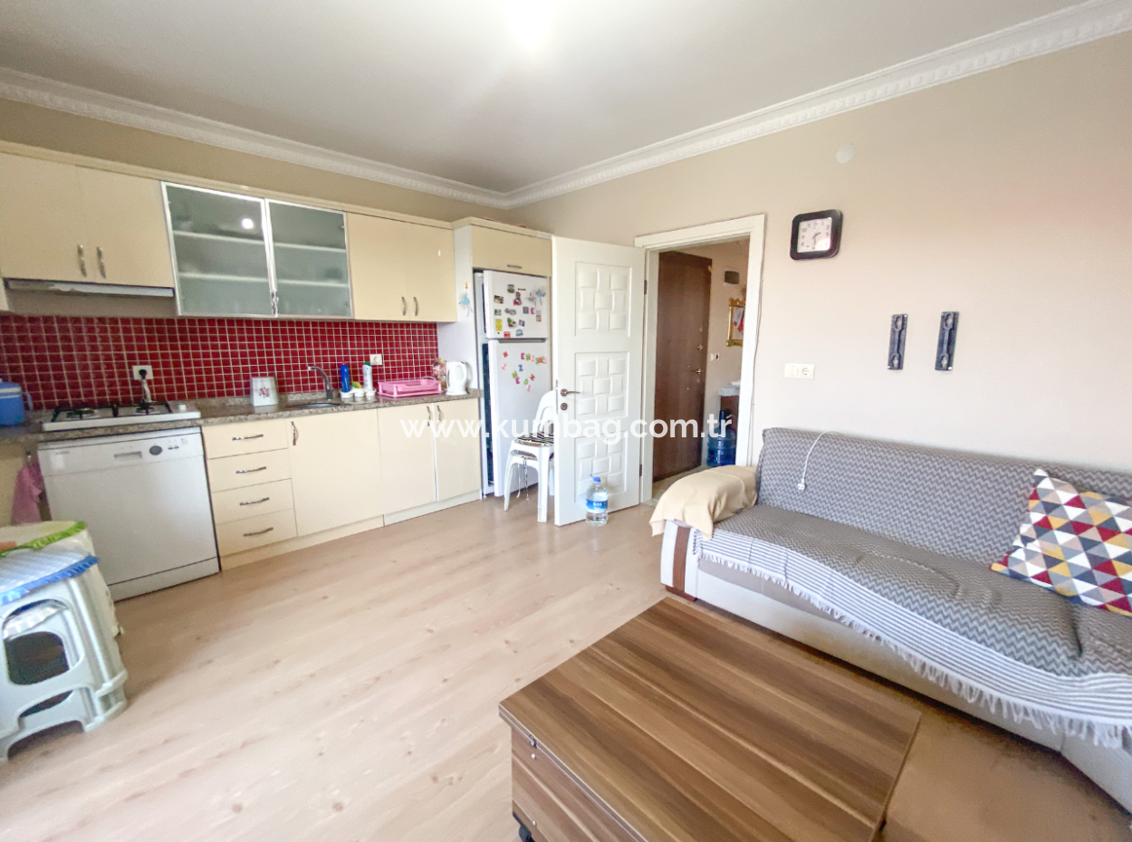 2 1 Apartment For Sale With Large Balcony Close To The Street In Kumbagh