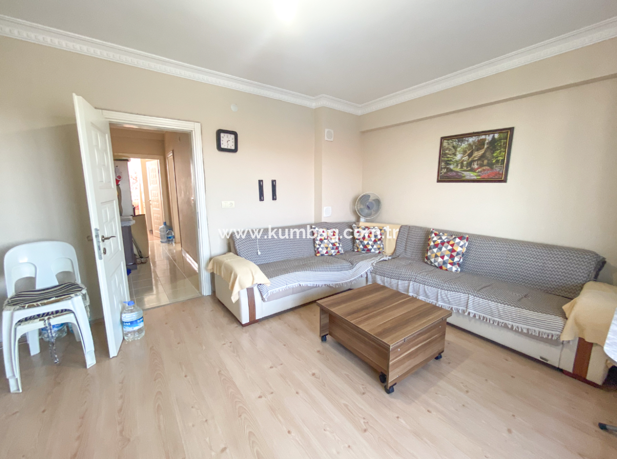 2 1 Apartment For Sale With Large Balcony Close To The Street In Kumbagh