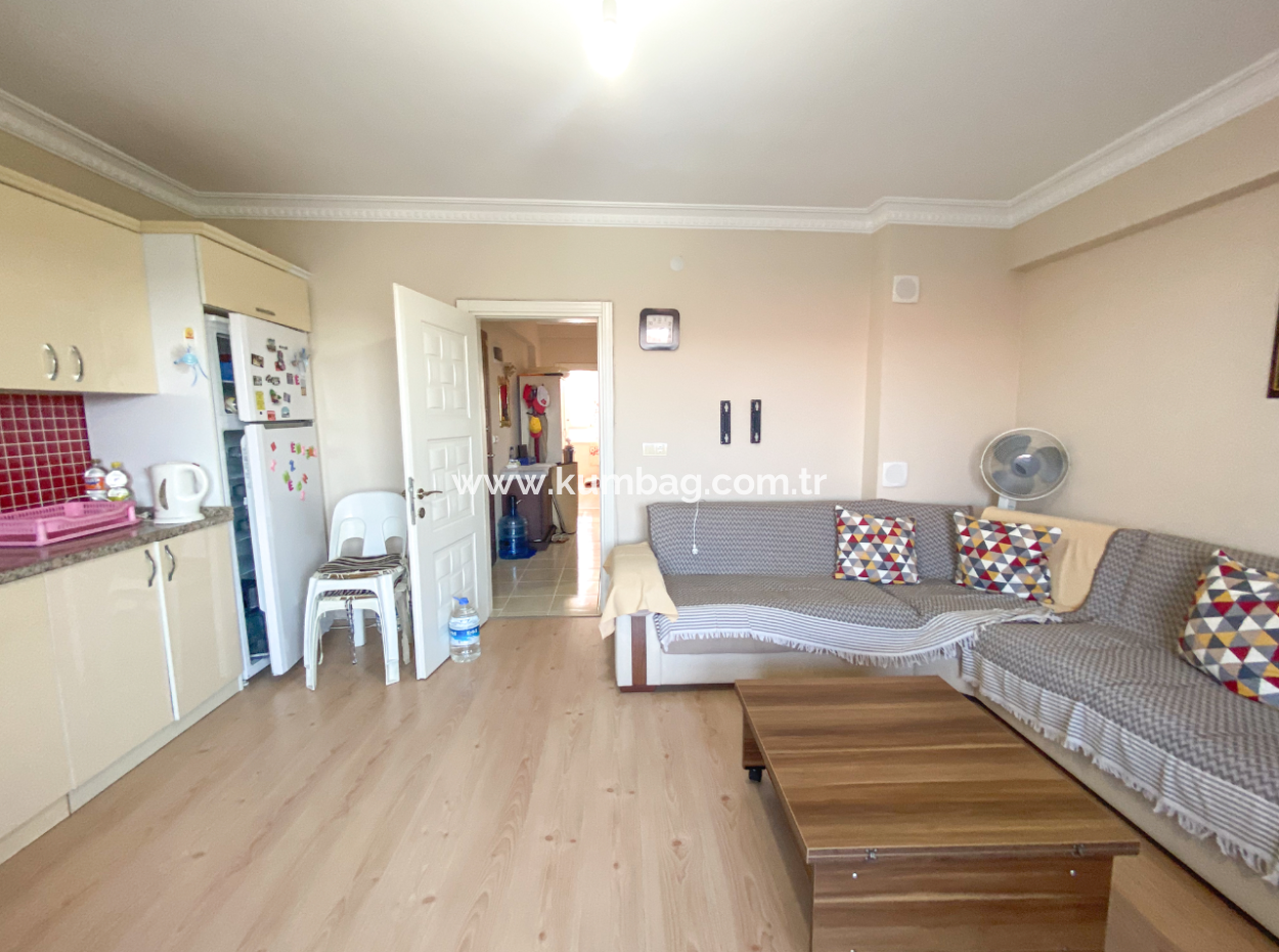 2 1 Apartment For Sale With Large Balcony Close To The Street In Kumbagh