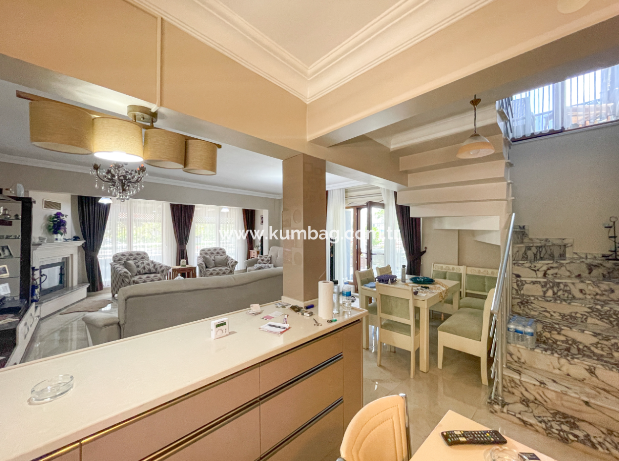 3 1 Garden Villa For Sale Suitable For Luxury Loan At Kumbağ Sea