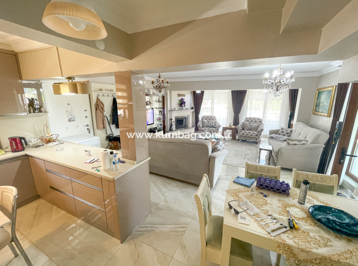 3 1 Garden Villa For Sale Suitable For Luxury Loan At Kumbağ Sea