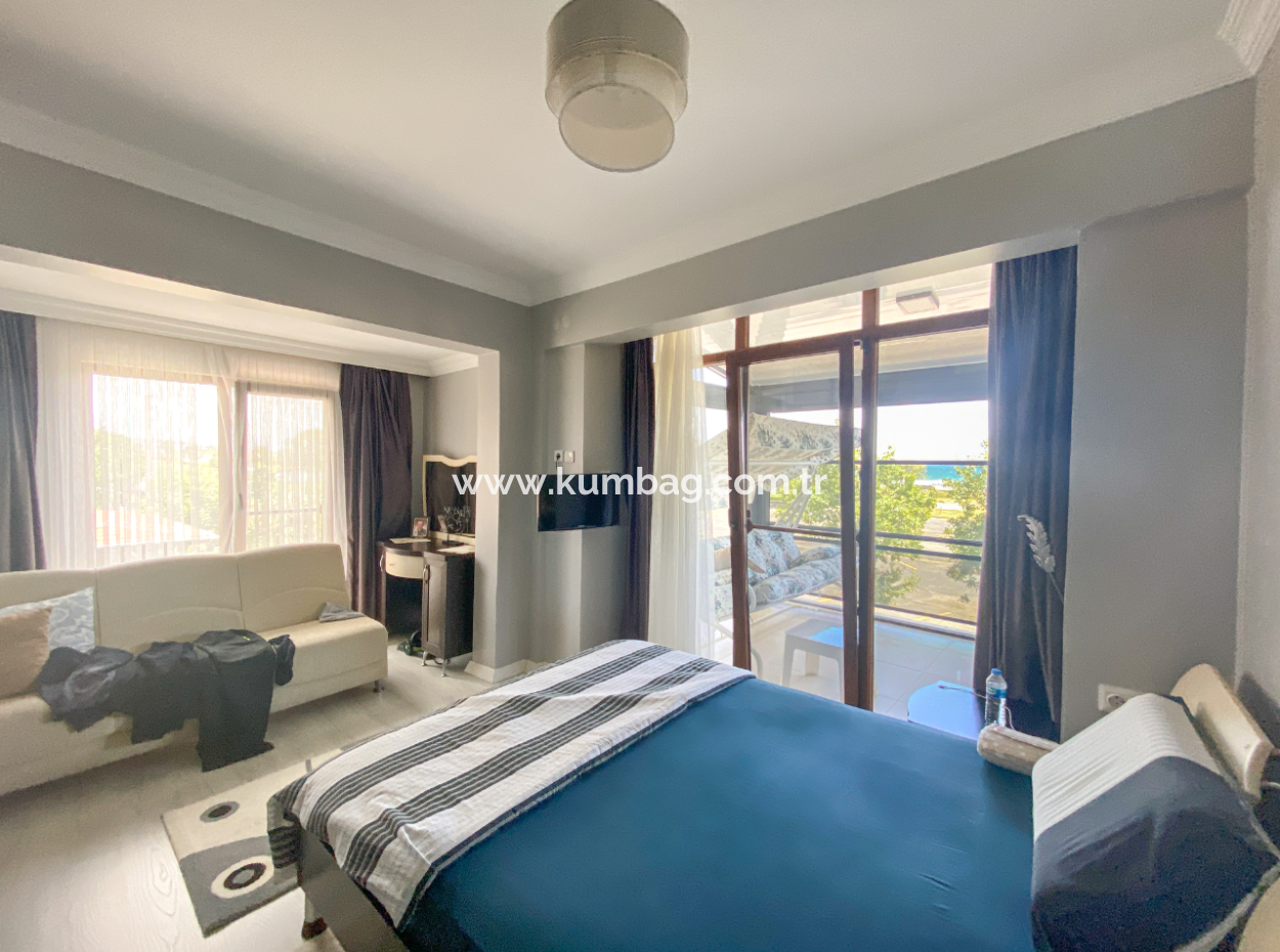 3 1 Garden Villa For Sale Suitable For Luxury Loan At Kumbağ Sea