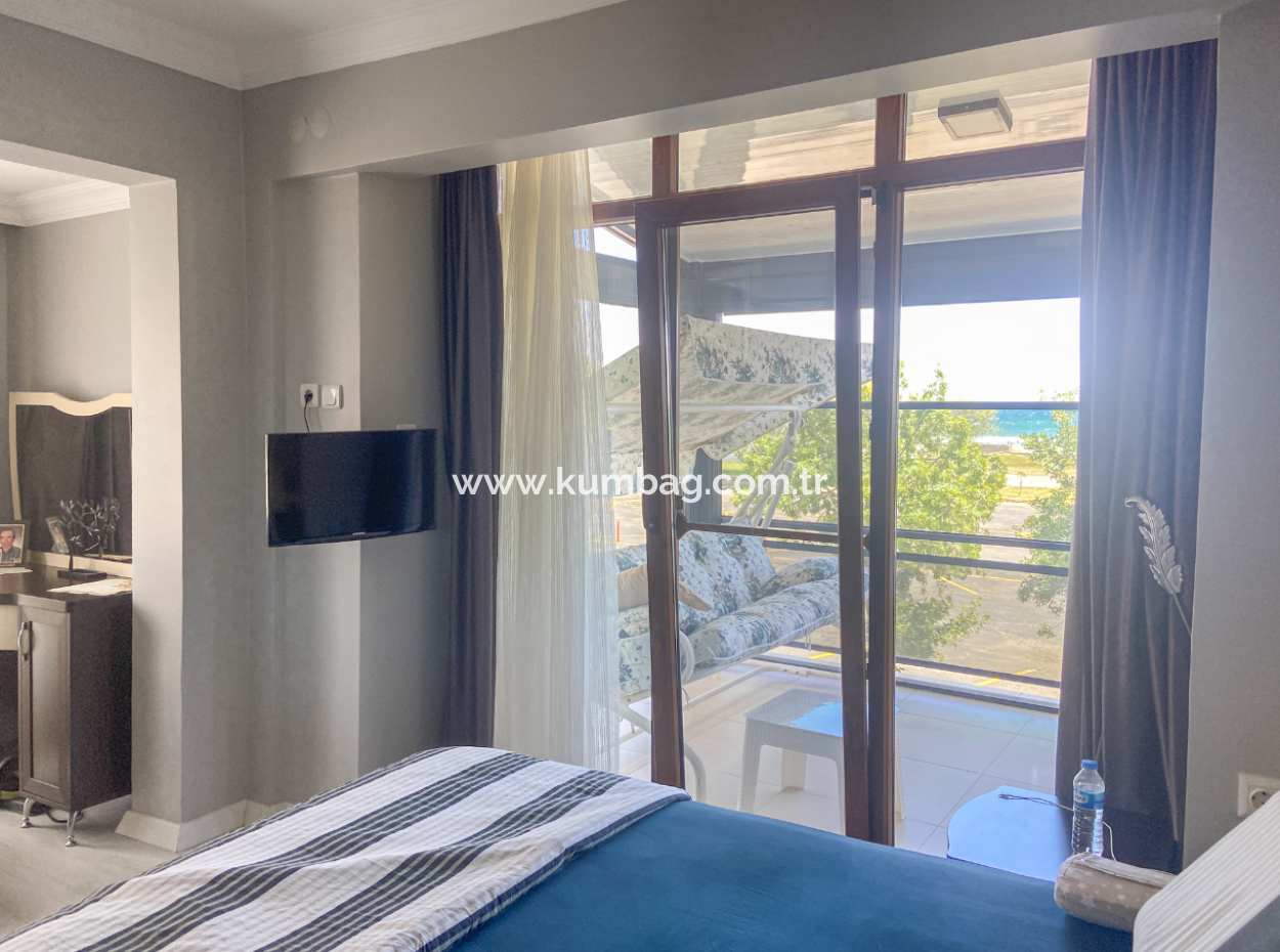 3 1 Garden Villa For Sale Suitable For Luxury Loan At Kumbağ Sea