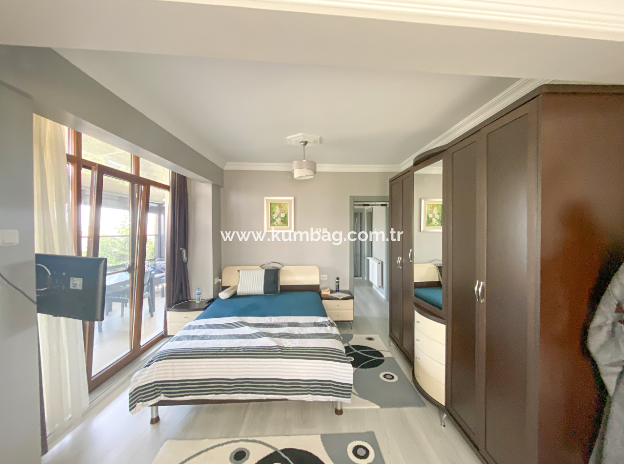 3 1 Garden Villa For Sale Suitable For Luxury Loan At Kumbağ Sea