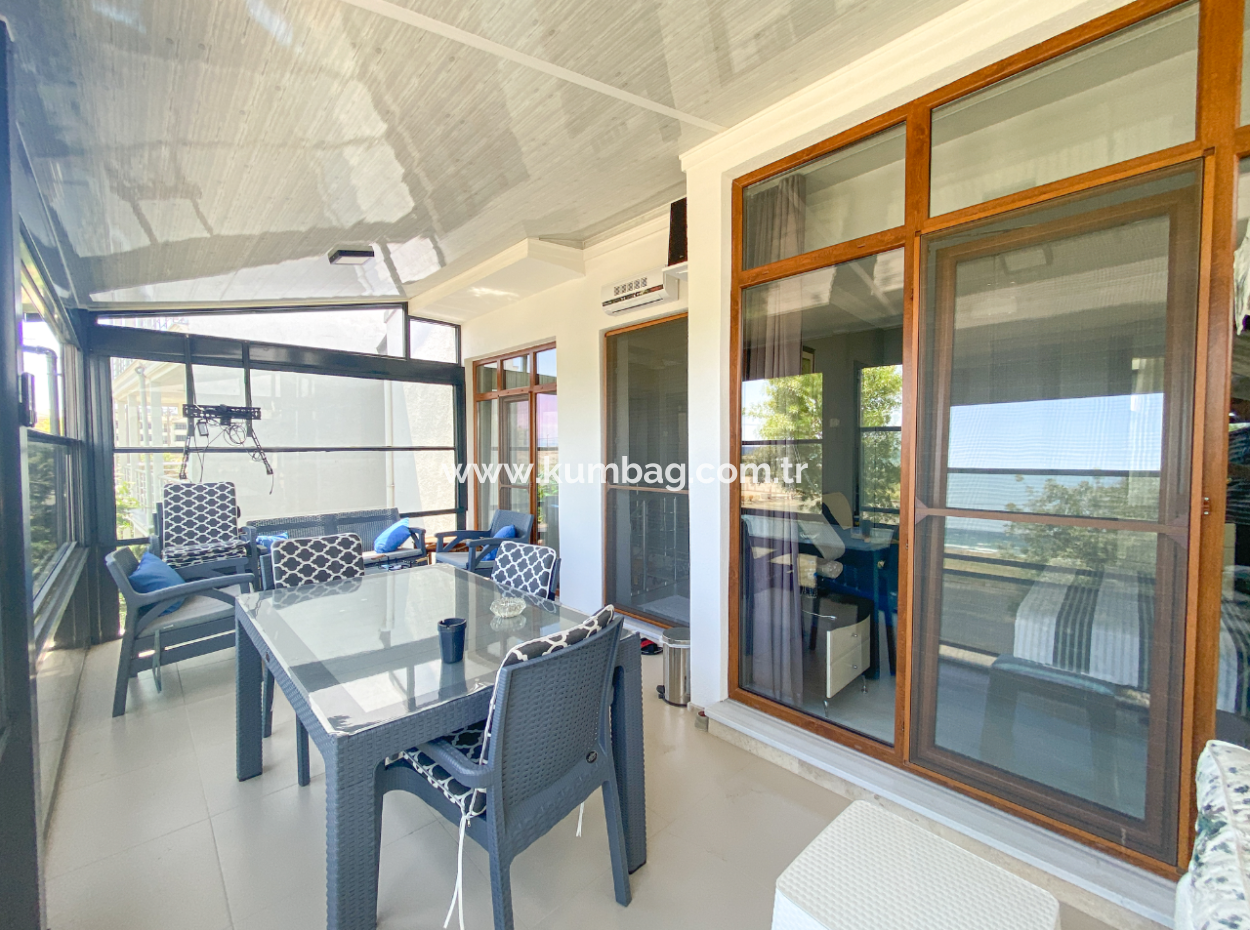 3 1 Garden Villa For Sale Suitable For Luxury Loan At Kumbağ Sea