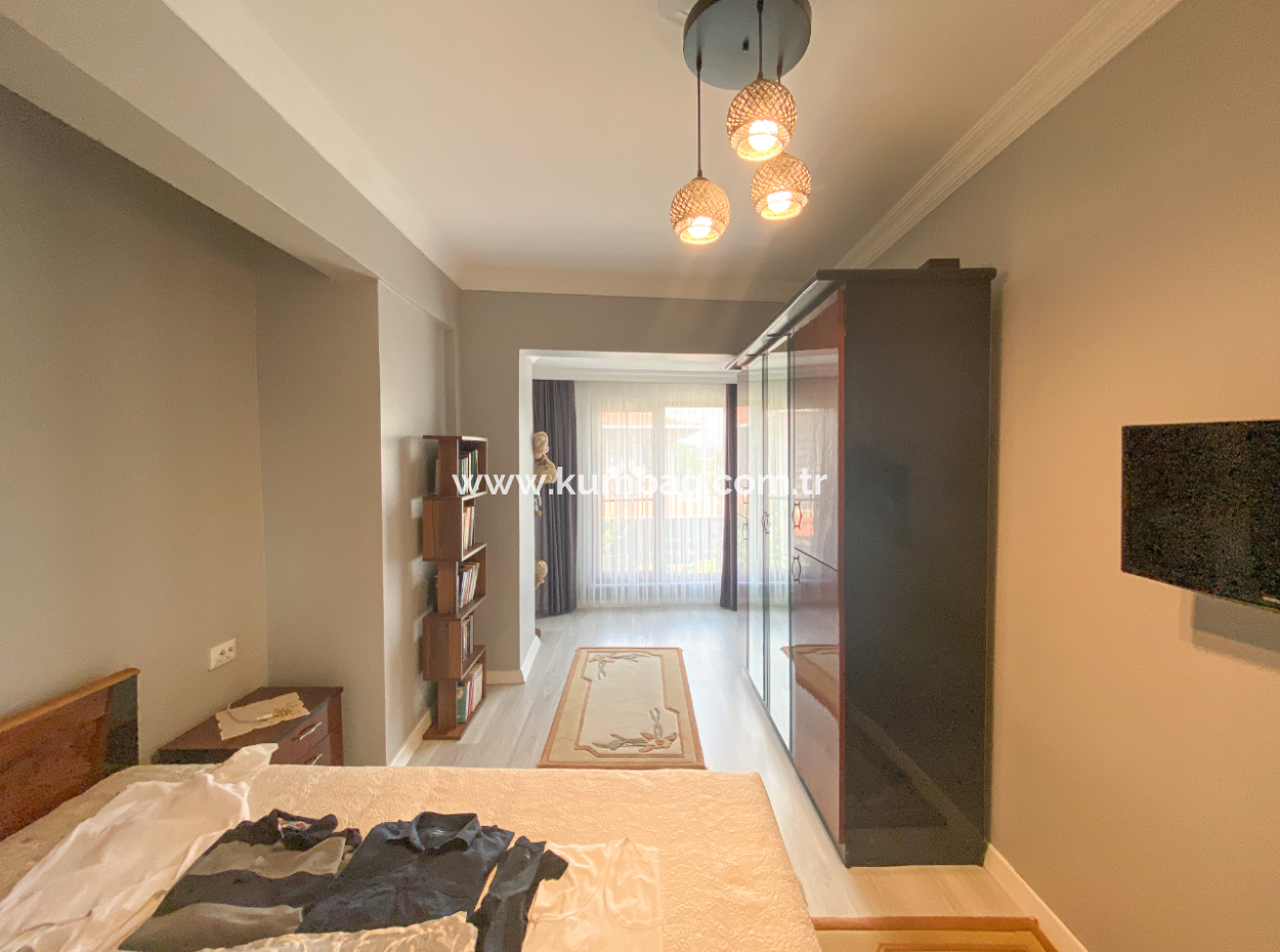 3 1 Garden Villa For Sale Suitable For Luxury Loan At Kumbağ Sea