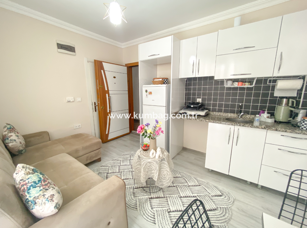 1 1 Apartment For Sale With Residential Furniture In Central Location In Kumbagh