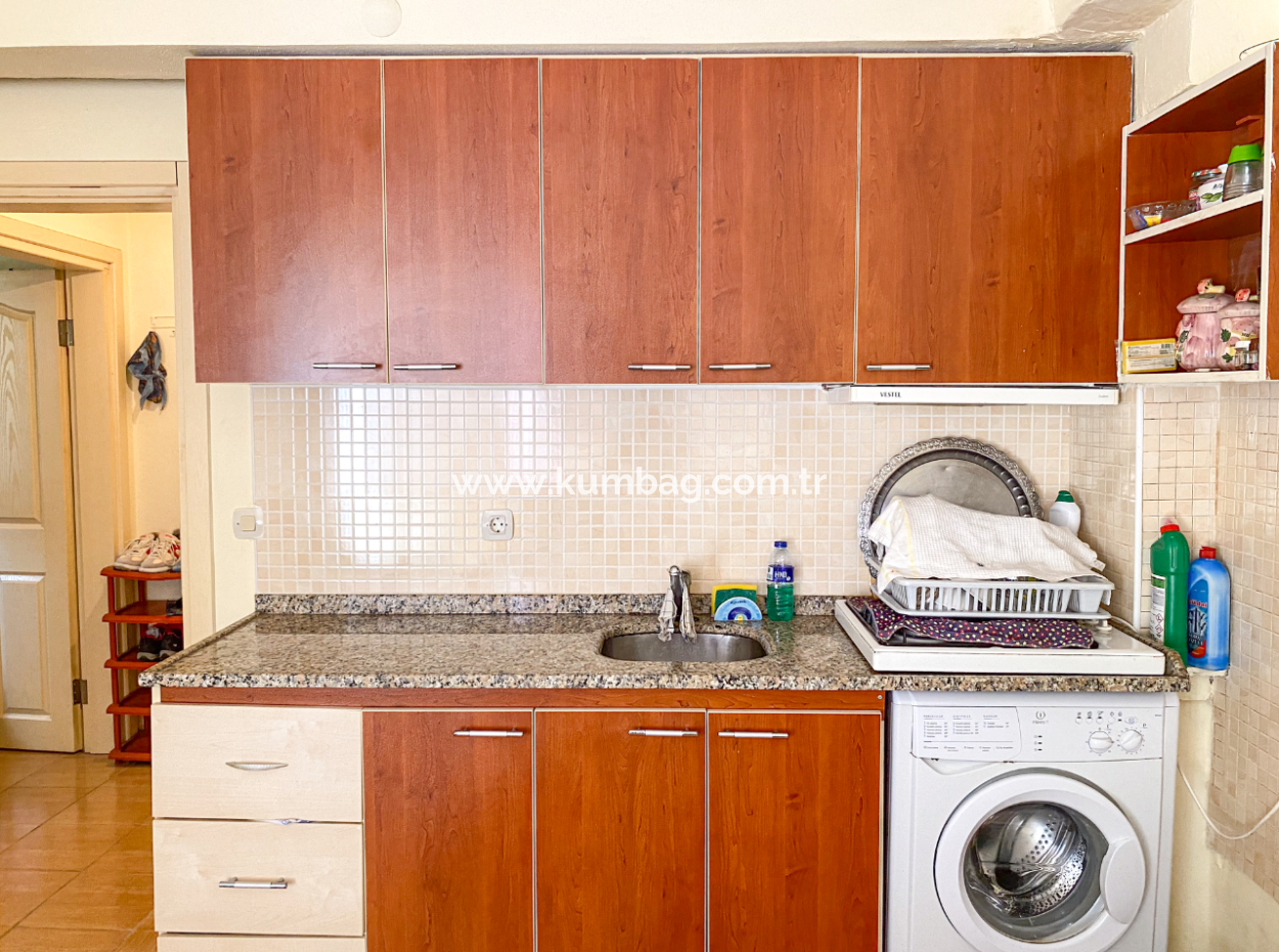 Spacious 2 1 Furnished Apartment For Sale With Garden In Central Location In Kumbag