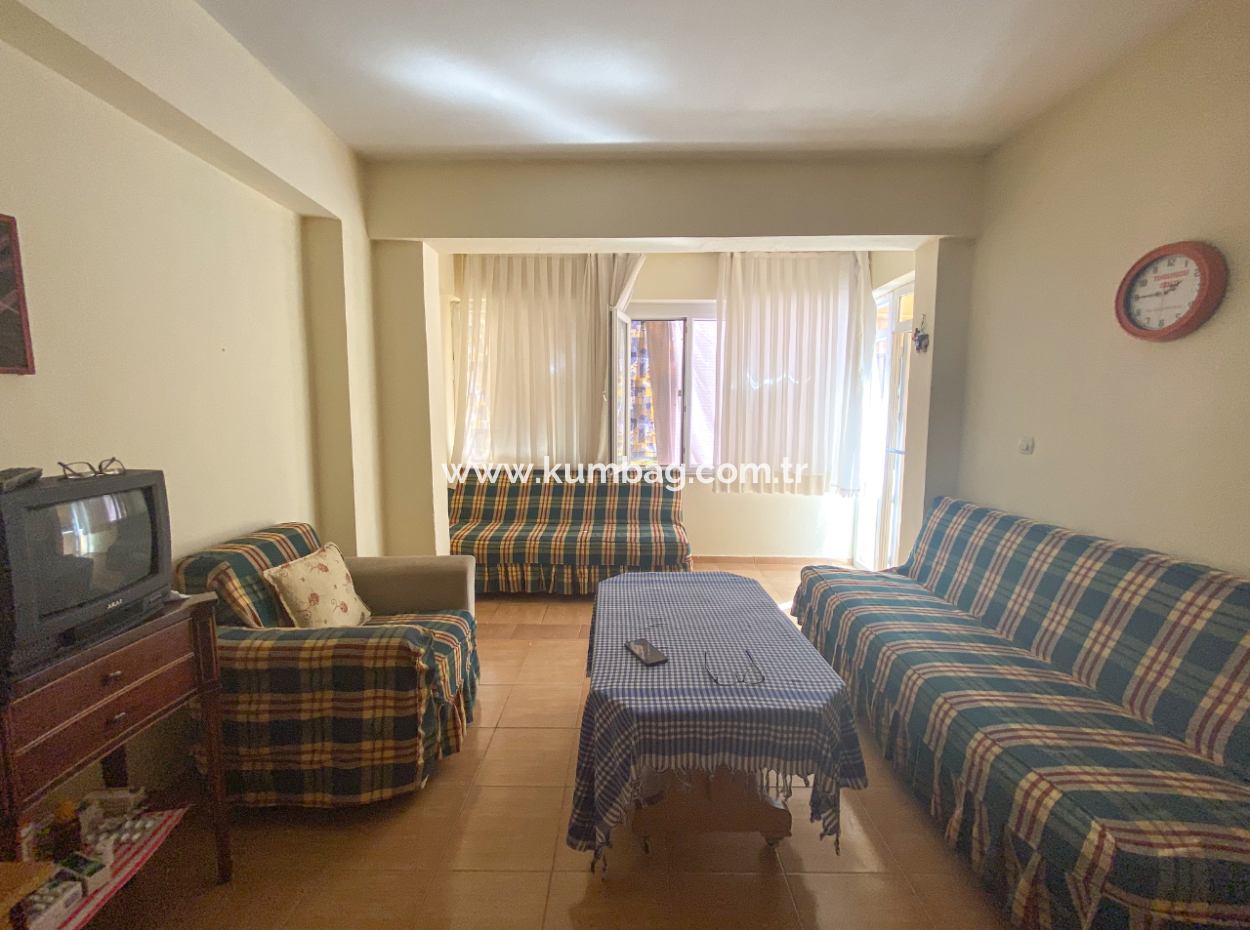 Spacious 2 1 Furnished Apartment For Sale With Garden In Central Location In Kumbag