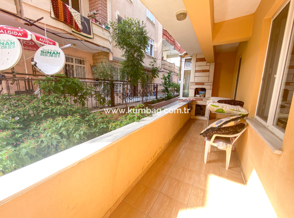 Spacious 2 1 Furnished Apartment For Sale With Garden In Central Location In Kumbag