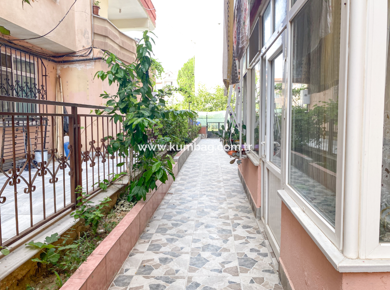 Spacious 2 1 Furnished Apartment For Sale With Garden In Central Location In Kumbag