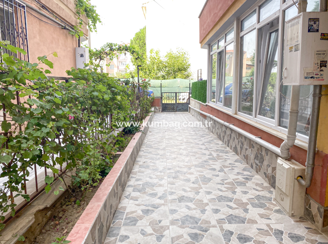 Spacious 2 1 Furnished Apartment For Sale With Garden In Central Location In Kumbag