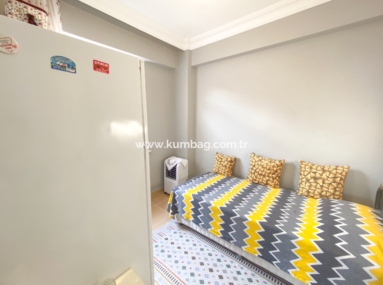 2 1 Furnished Apartment For Sale With Large Balcony In Central Location Of Kumbag