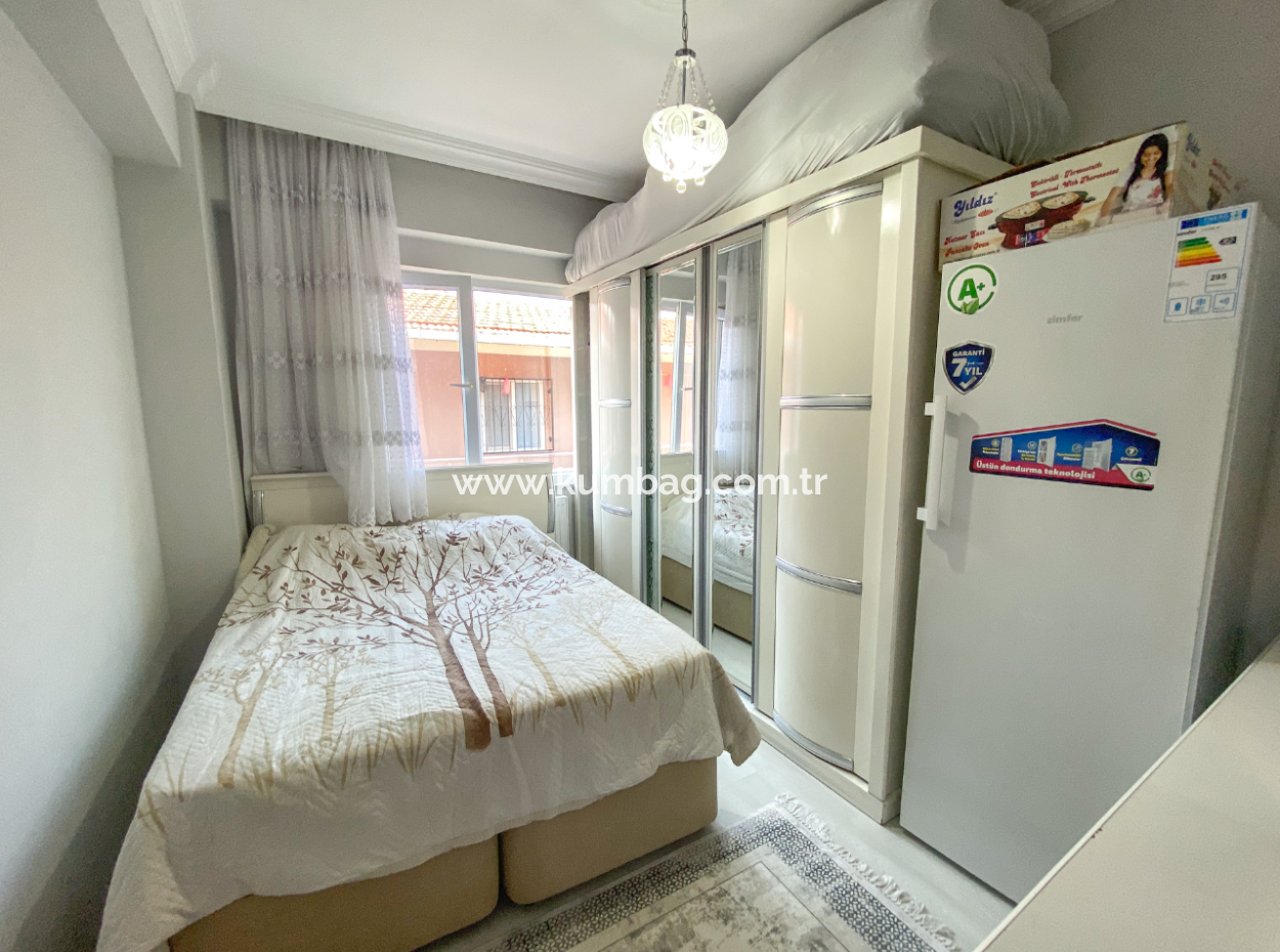 Spacious 2 1 Apartment For Sale In A New Building Close To Kumbağ Market Street