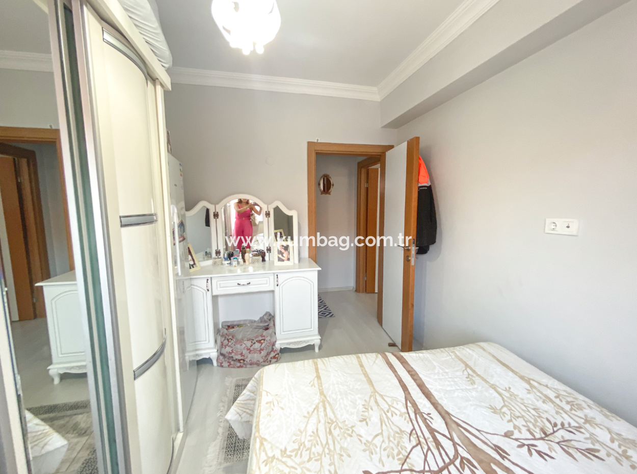 Spacious 2 1 Apartment For Sale In A New Building Close To Kumbağ Market Street