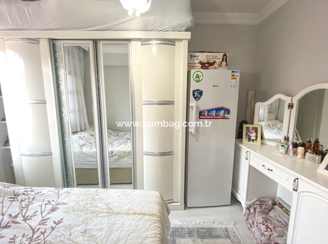 Spacious 2 1 Apartment For Sale In A New Building Close To Kumbağ Market Street