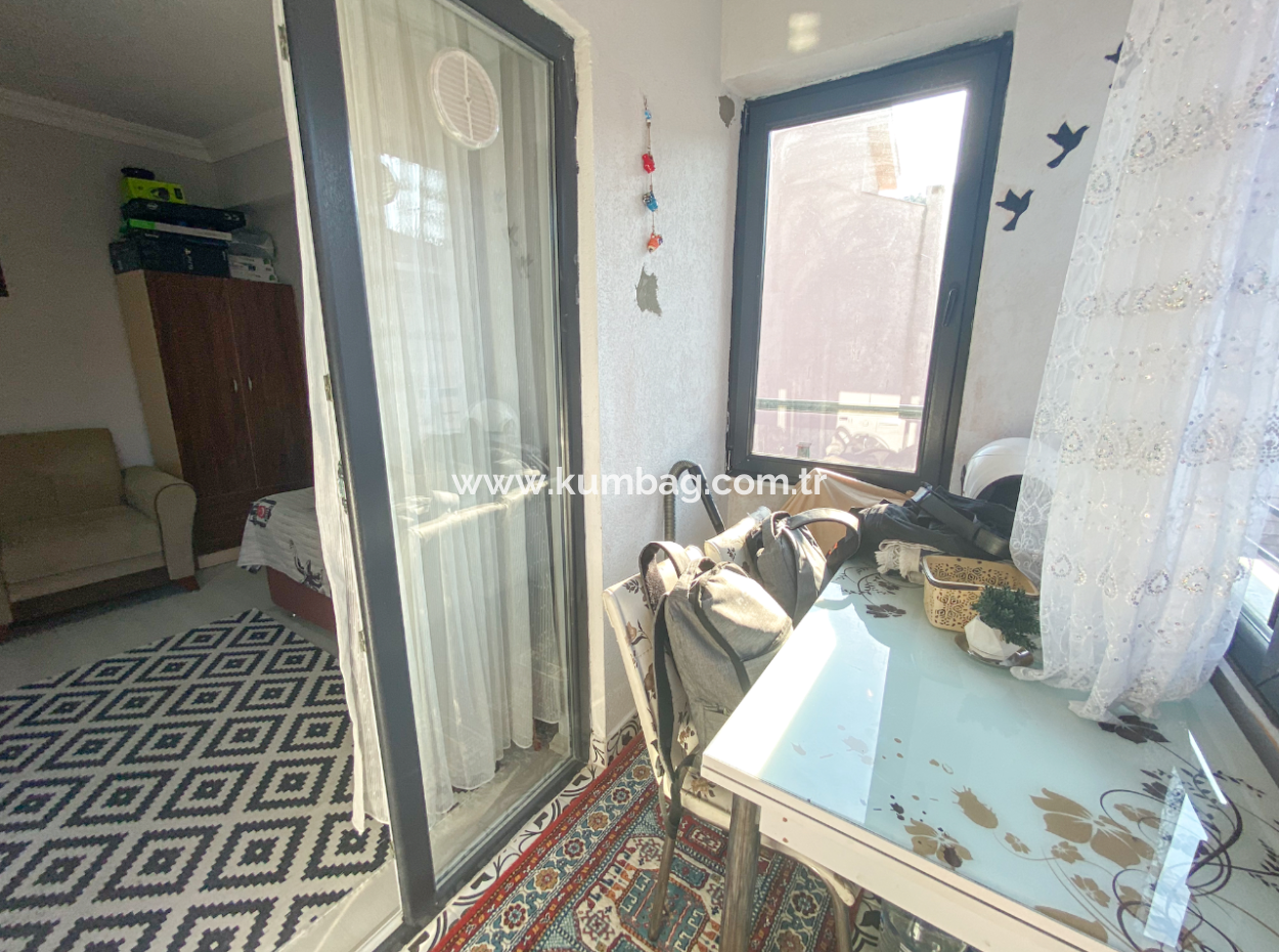 Spacious 2 1 Apartment For Sale In A New Building Close To Kumbağ Market Street