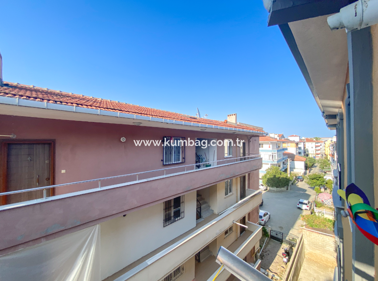 Spacious 2 1 Apartment For Sale In A New Building Close To Kumbağ Market Street
