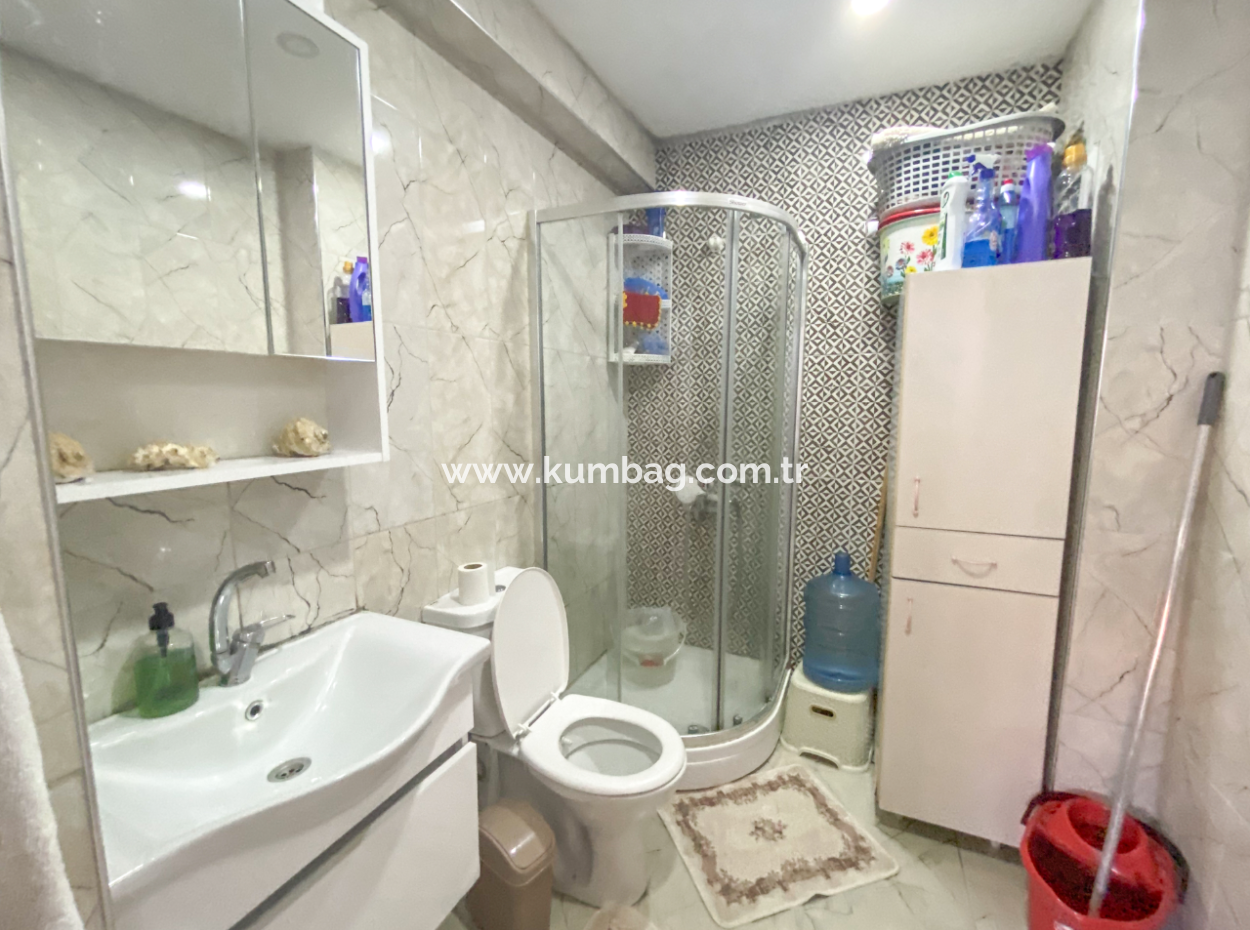 Spacious 2 1 Apartment For Sale In A New Building Close To Kumbağ Market Street