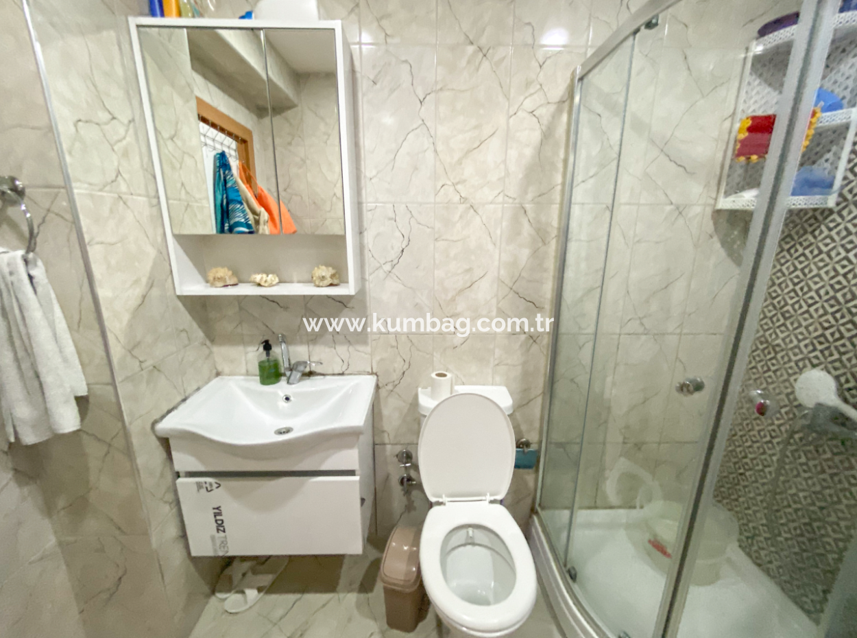 Spacious 2 1 Apartment For Sale In A New Building Close To Kumbağ Market Street