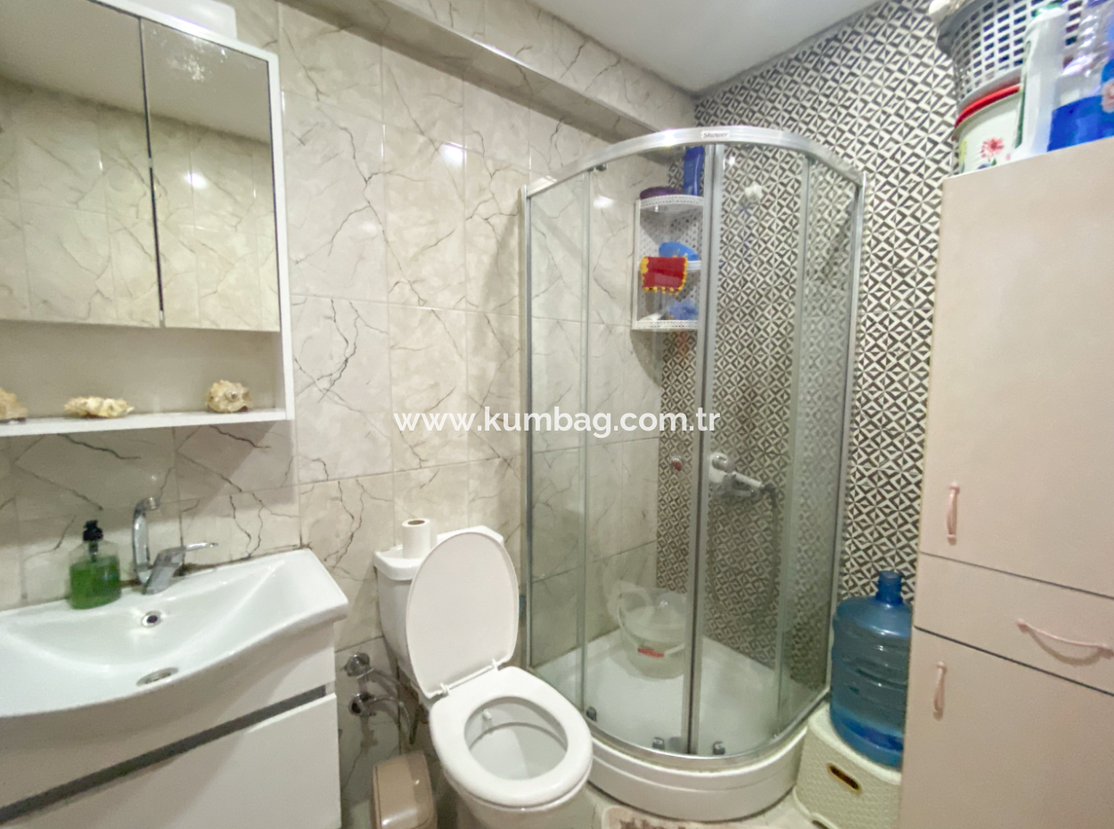 Spacious 2 1 Apartment For Sale In A New Building Close To Kumbağ Market Street