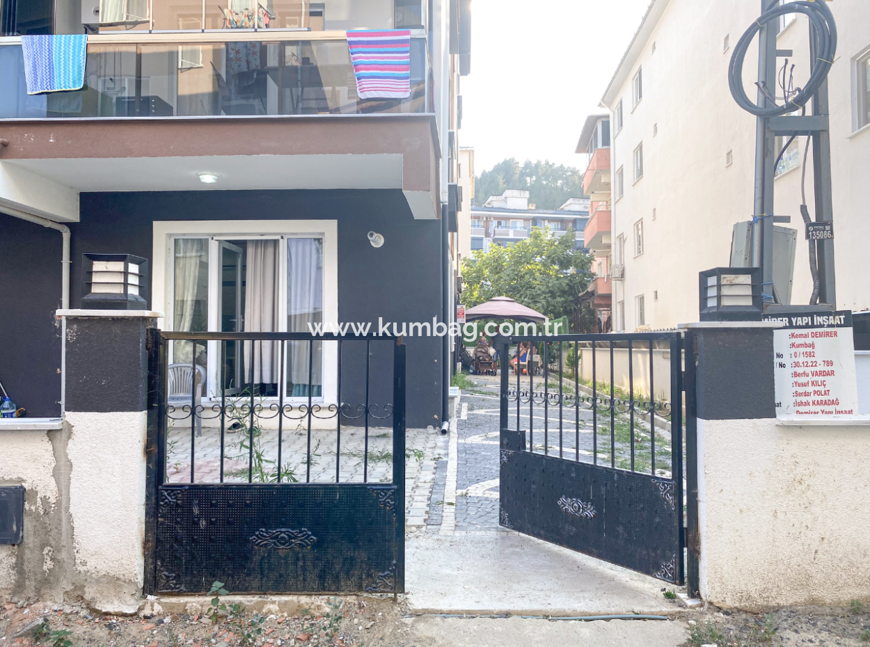 1 1 Apartment For Sale With Furnished Garden In New Building Close To Kumbağ Pazar Street