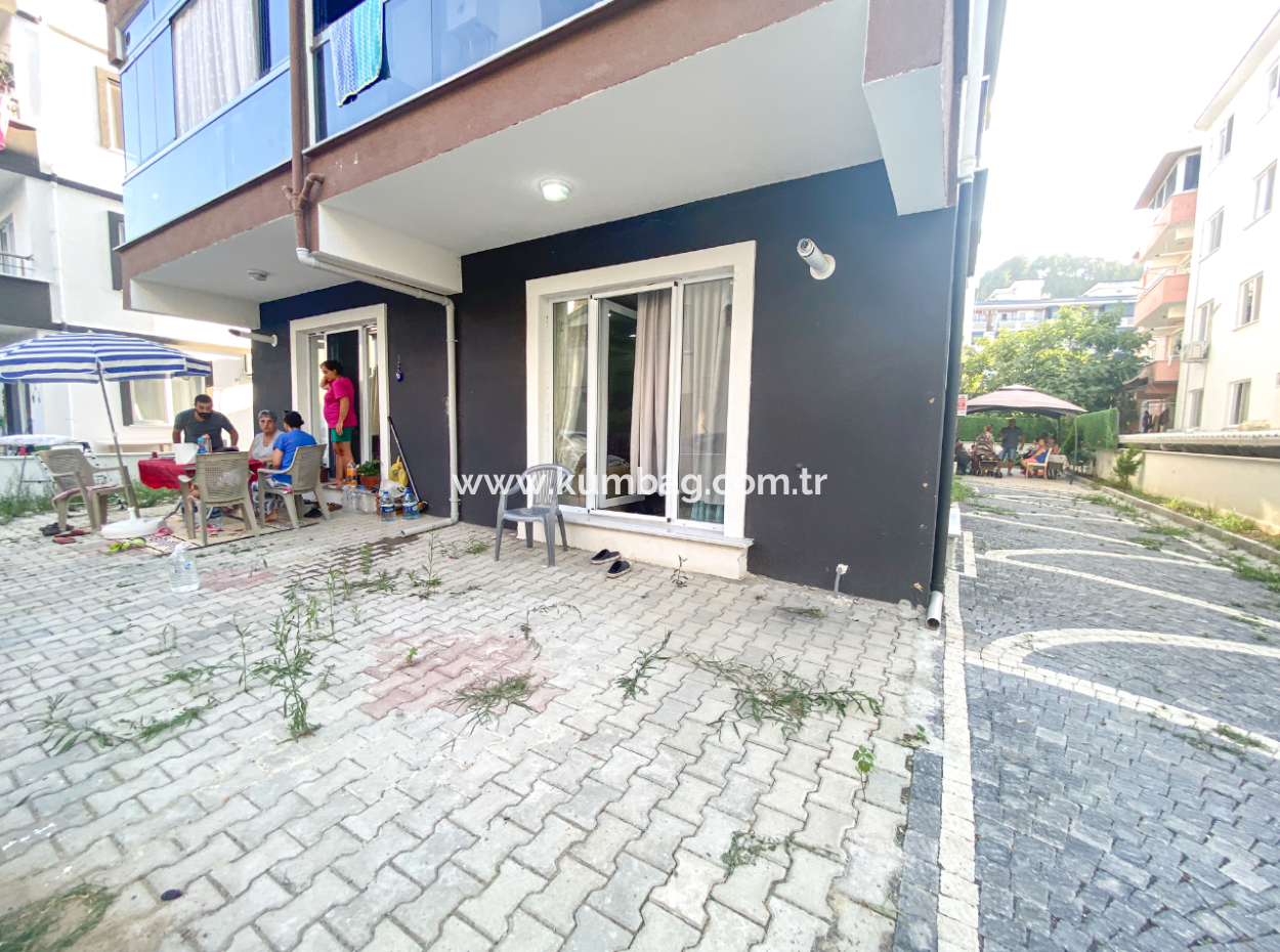 1 1 Apartment For Sale With Furnished Garden In New Building Close To Kumbağ Pazar Street