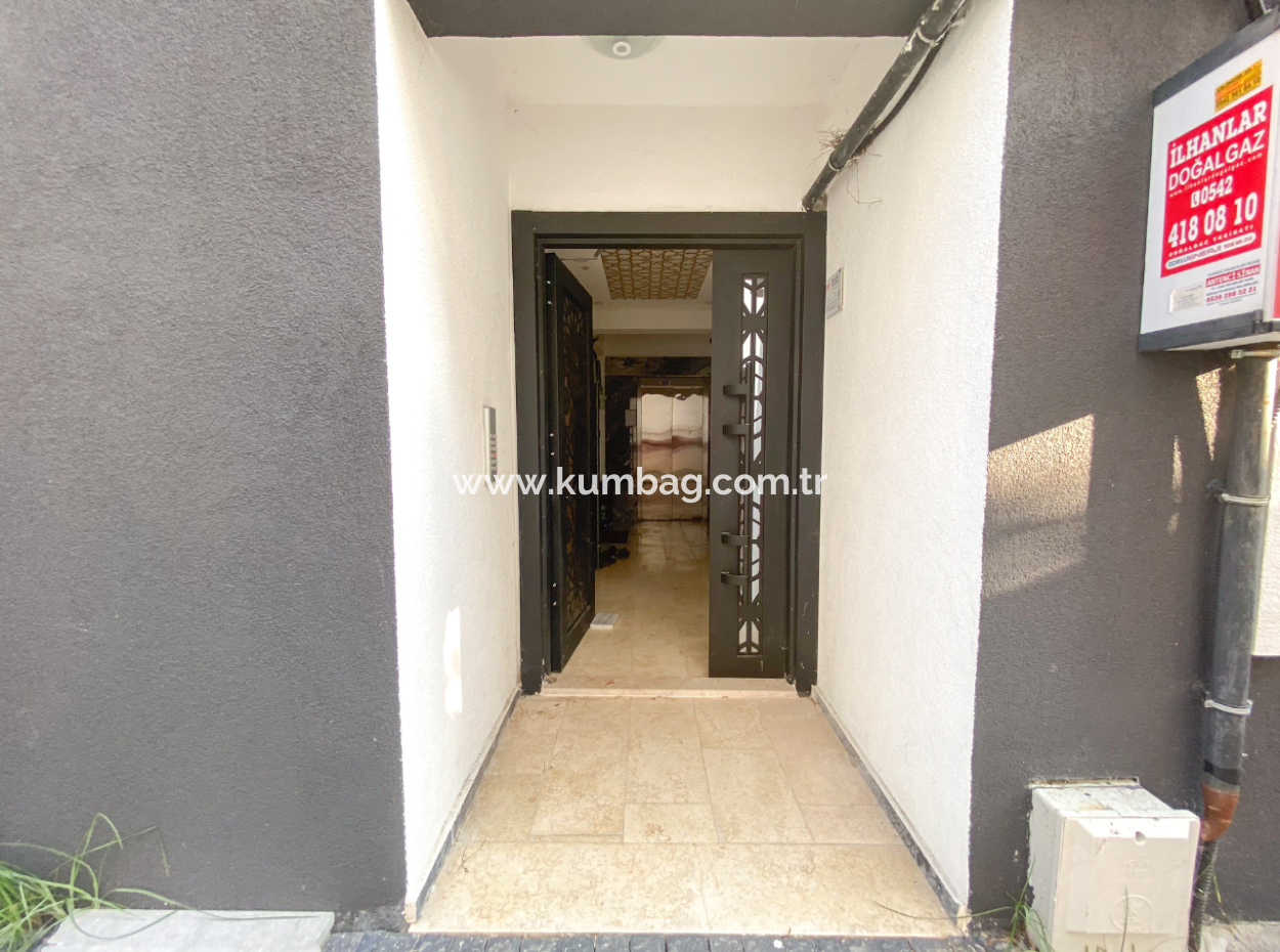 1 1 Apartment For Sale With Furnished Garden In New Building Close To Kumbağ Pazar Street