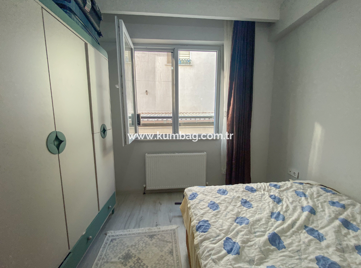 1 1 Apartment For Sale With Furnished Garden In New Building Close To Kumbağ Pazar Street