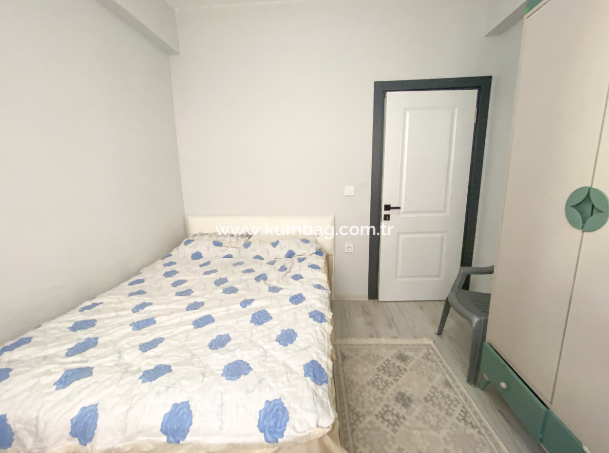 1 1 Apartment For Sale With Furnished Garden In New Building Close To Kumbağ Pazar Street