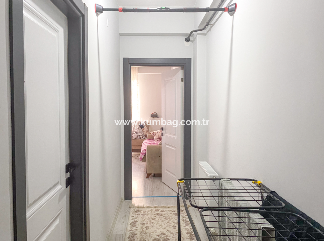 1 1 Apartment For Sale With Furnished Garden In New Building Close To Kumbağ Pazar Street