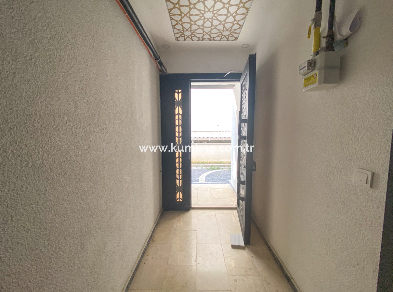 1 1 Apartment For Sale With Furnished Garden In New Building Close To Kumbağ Pazar Street